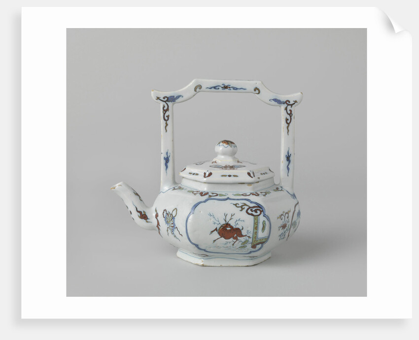Teapot, Het Moriaanshooft by Rochus Jacobsz. Hoppesteijn