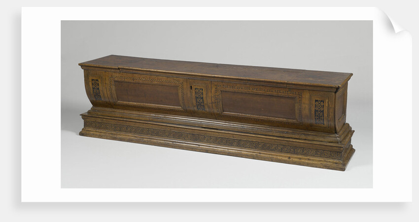 Bank of walnut with interior of poplar wood by Anonymous