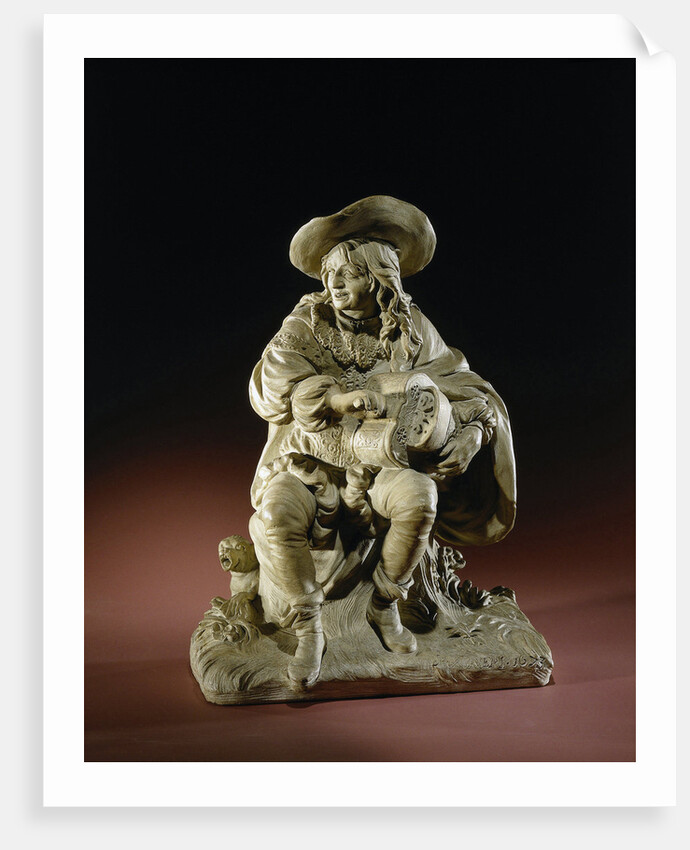 Hurdy-Gurdy Player by Pieter Xaveri