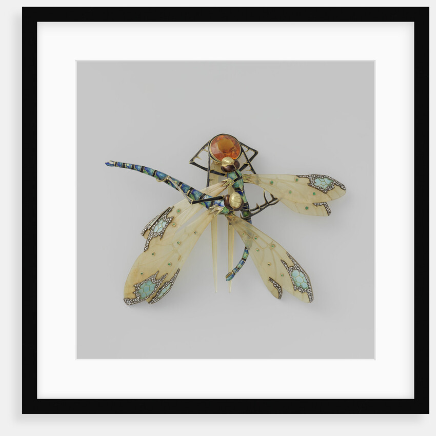 Comb in the form of two dragonflies by Lucien Gaillard