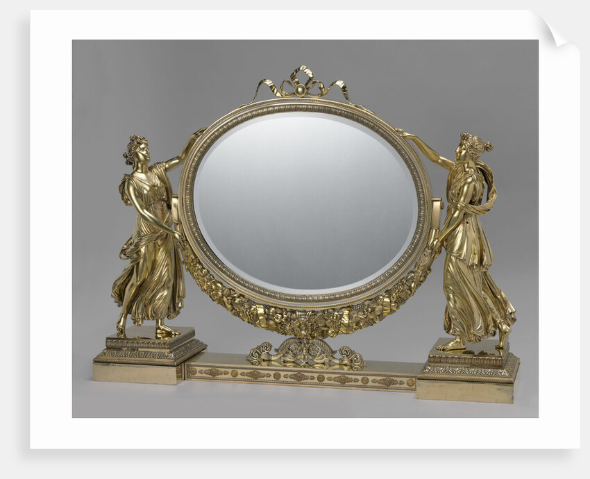 Toilet mirror, Joseph-Germain Dutalis by Louis Royer