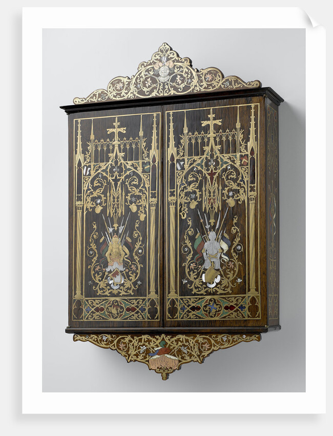 Wall cabinet by Franz Xaver Fortner