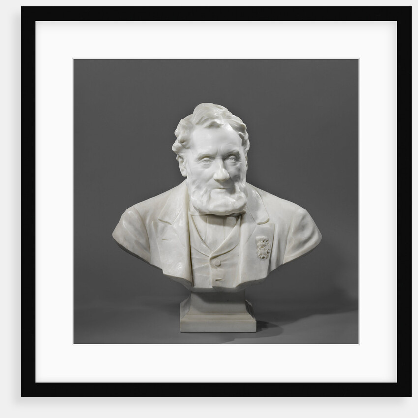 Bust of Johannes Petrus Hasebroek, 1812-1896 by Johan Keller