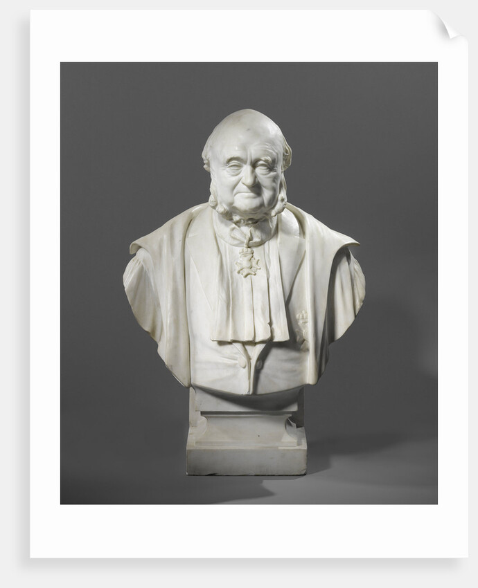 Bust dr. Nicolaas Beets, literaire man by Cornelis Beets