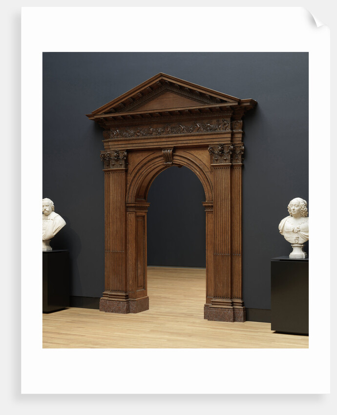 Portico and pediment from the Huydecoper house by Philips Vinckboons II