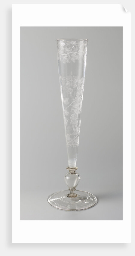 Flute glass by Pieter Nolpe