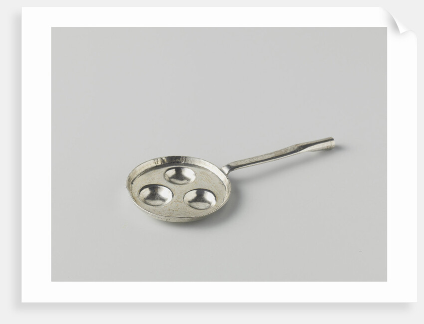 Evenveeltjespan, Circular pan with equal compartments by Jan Borduur