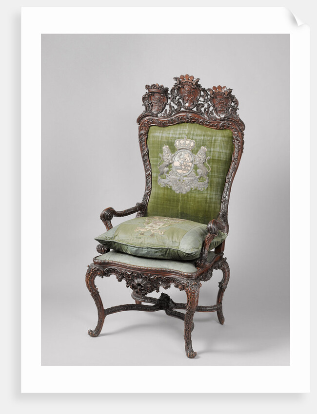 Stadtholder's chair, Gerrit Hutte by Pieter van Dijck