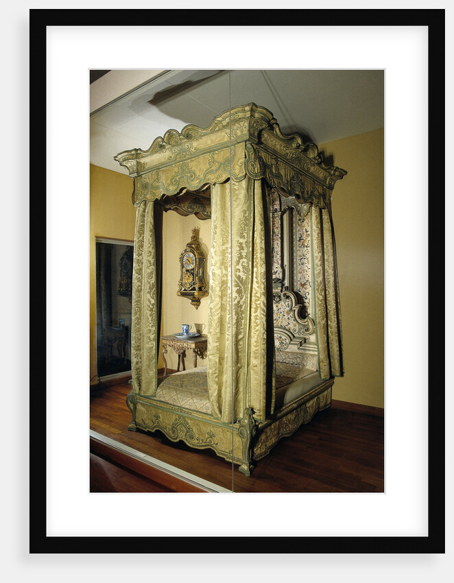 Four-poster bed by Anonymous