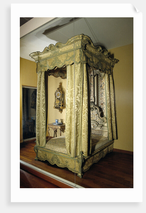 Four-poster bed by Anonymous