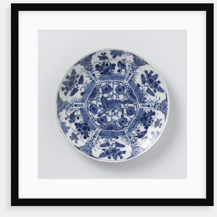 Blue and white Delft pottery by Anonymous