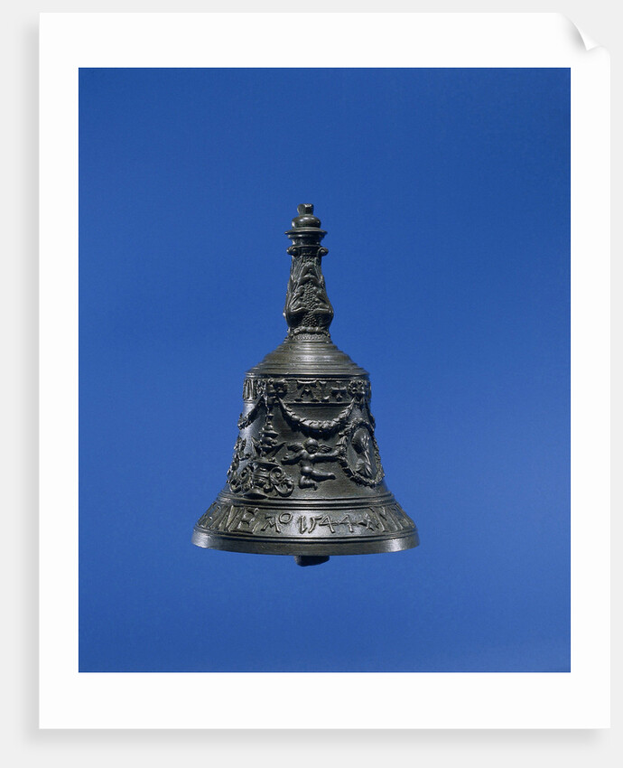 Table Schel with inscription: ME FECIT IOHAN PER THE FINE Ao 1544 etc. by Johan van den Eynde