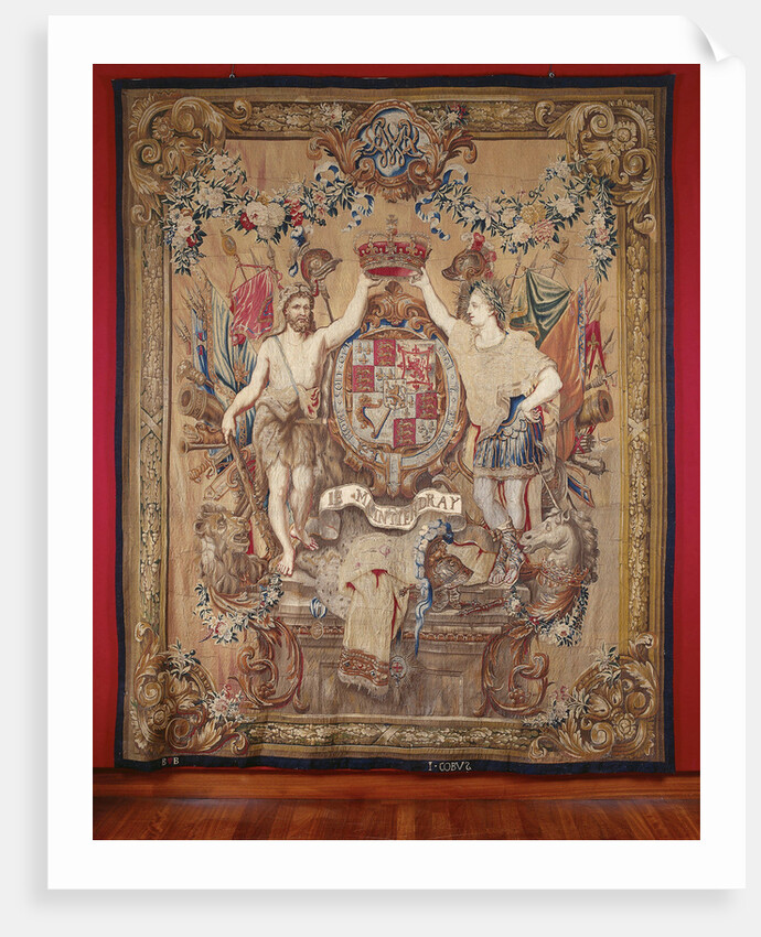 Weapon Carpet of King William III, governor of the Netherlands, and Queen Mary II Stuart, stadhouder by Anonymous