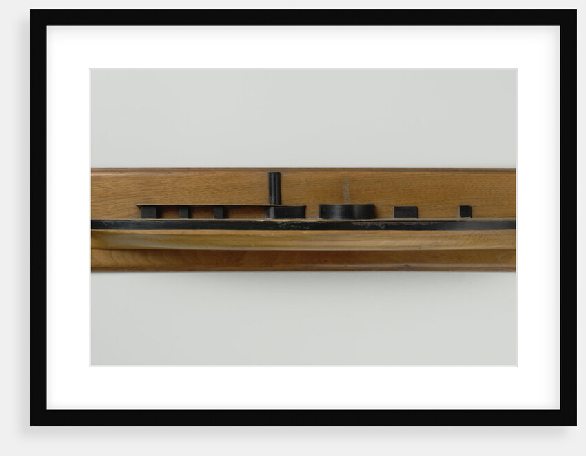 Half Model of a monitor by R. Napier & Sons