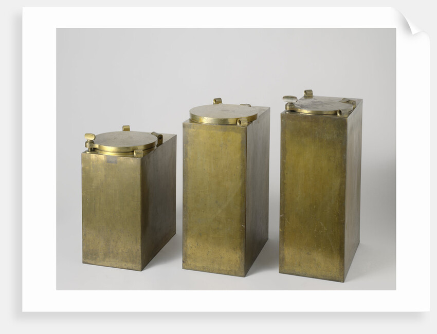 A gunpowder chest by Anonymous