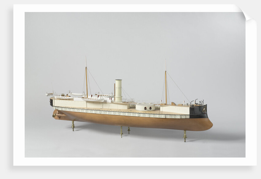 Model of the ramming ship Taurus 'ramtorenschip Stier' by Laird Brothers