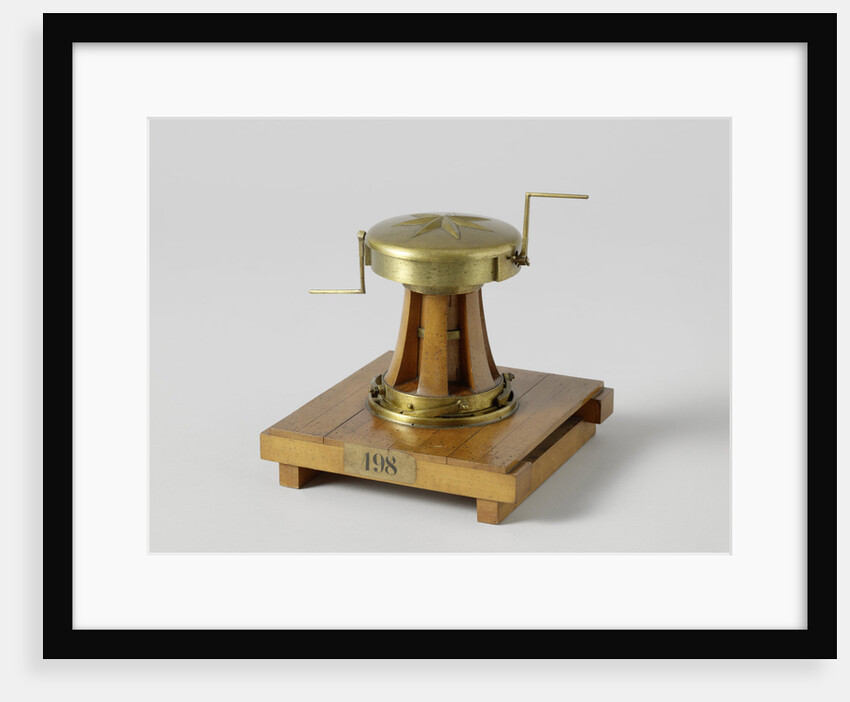 Model of a winch spindle by Anonymous