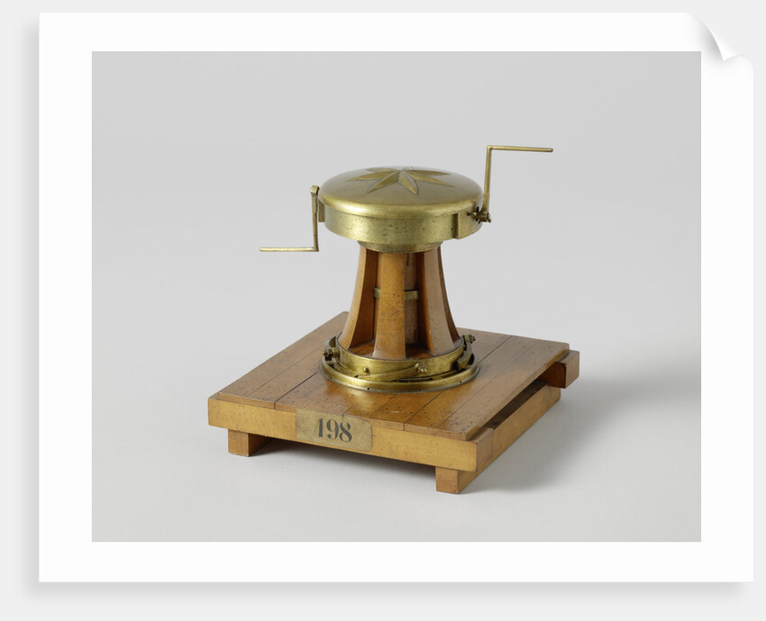 Model of a winch spindle by Anonymous
