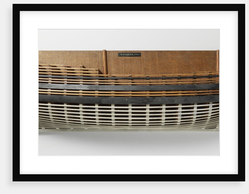 Half Model of a liner of 80 pieces by Anonymous