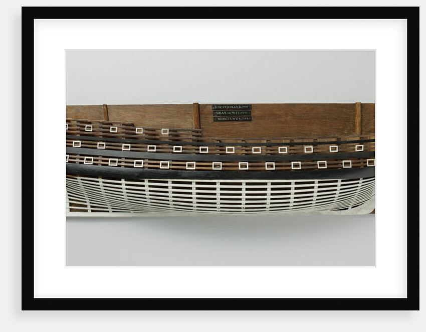 Half Model of a liner of 68 pieces by Anonymous
