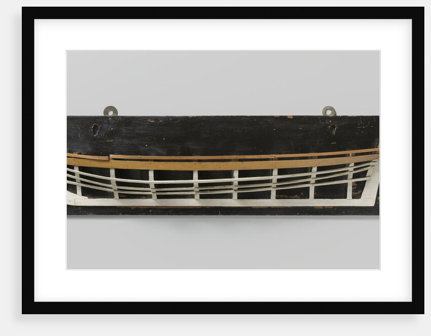 Half Model of a boat by Anonymous