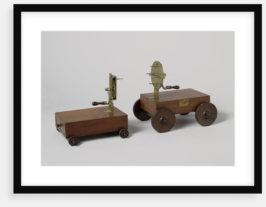Turn Pole and carriage for rope-making by Anonymous