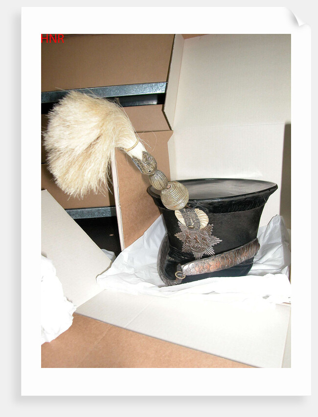 Sjako staff officer of militia. M, 1828, J. W. Kerkhoven by Anonymous