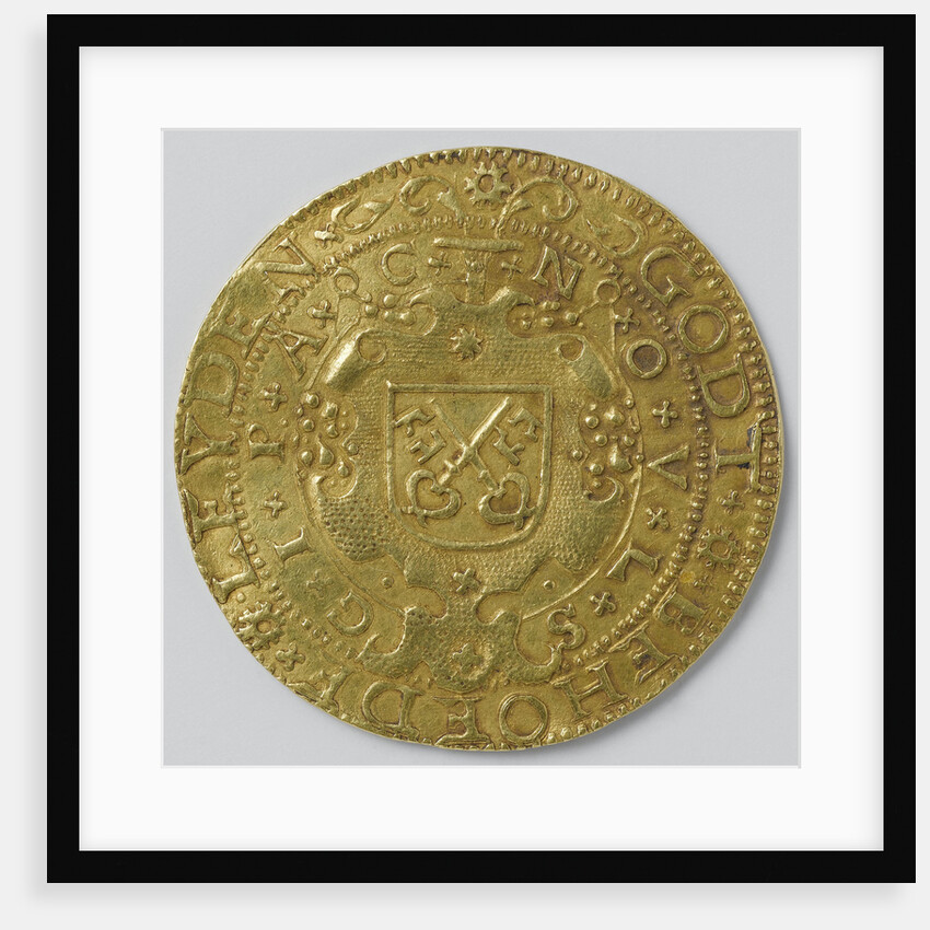 Twenty-eight pence, siege of Leiden, emergency coin made of gold from churches and monasteries by Anonymous