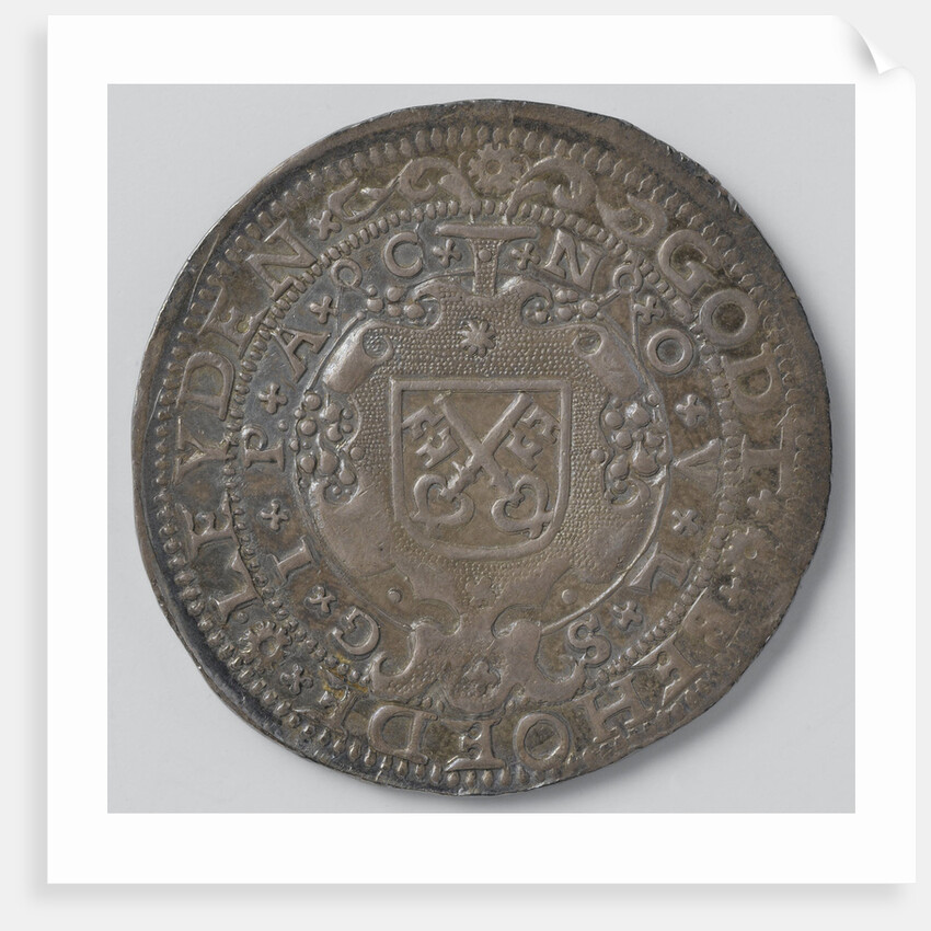 Twenty-eight pence, siege of Leiden, emergency coin made of silver from churches and monasteries by Anonymous
