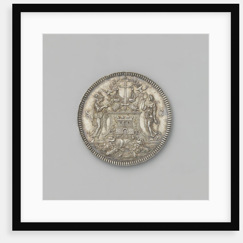 Attendance Token of the city of Alkmaar The Netherlands, Romeyn de Hooghe by Reynier Arondeaux