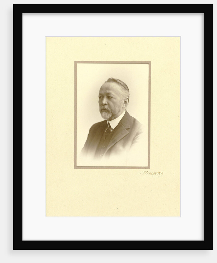 Andries Bonger in middle age, Julius Heinrich Hisgen by Firma F. Hisgen