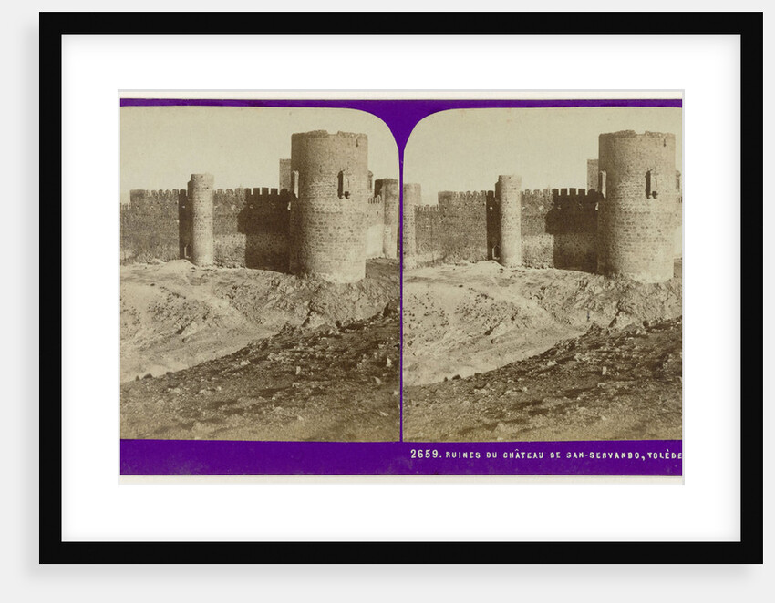 Ruins of the Castle of San Servando, Toledo Spain by Jean Montaigue Andrieu