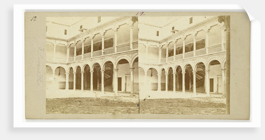 Patio del palacio episcopal by J. Laurent