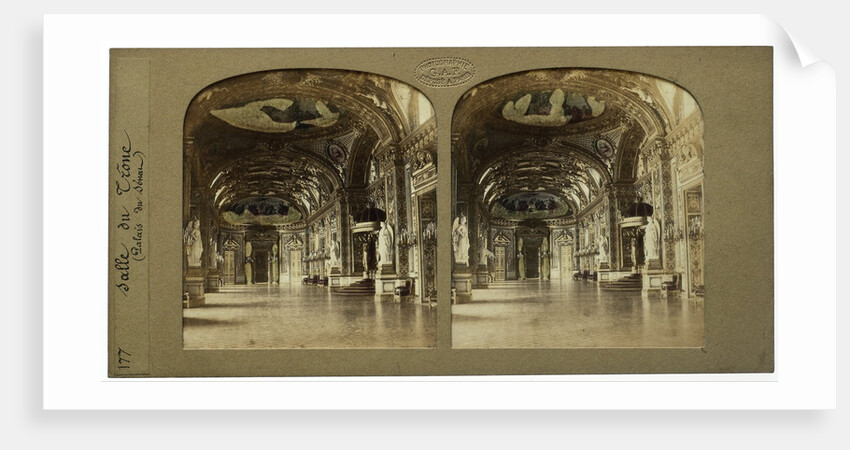 Salle du Trone Palais du Senat France by Florent Grau