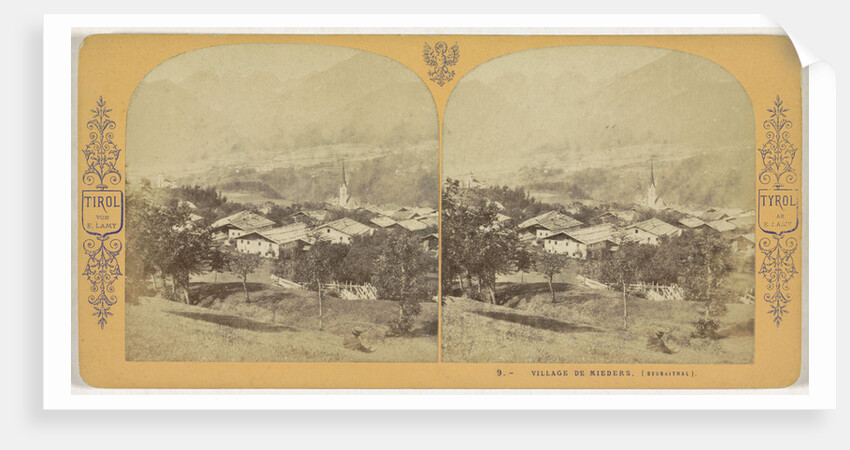 Village de Mieders, Stubaithal, Tyrol Austria by Ernest Lamy