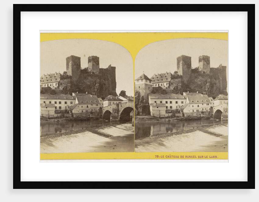 The Chateau the Runkel on the Lahn Germany by William England