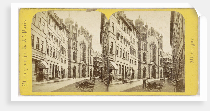 Frankfurt-am-Main, The Synagogue Germany by Hippolyte Jouvin