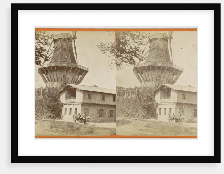 Historic Mill, behind Sanssouci Palace Potsdam near Berlin Germany by Moser Senior