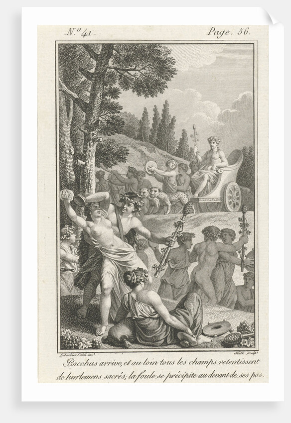 The arrival of Bacchus by Abraham Jacobsz. Hulk