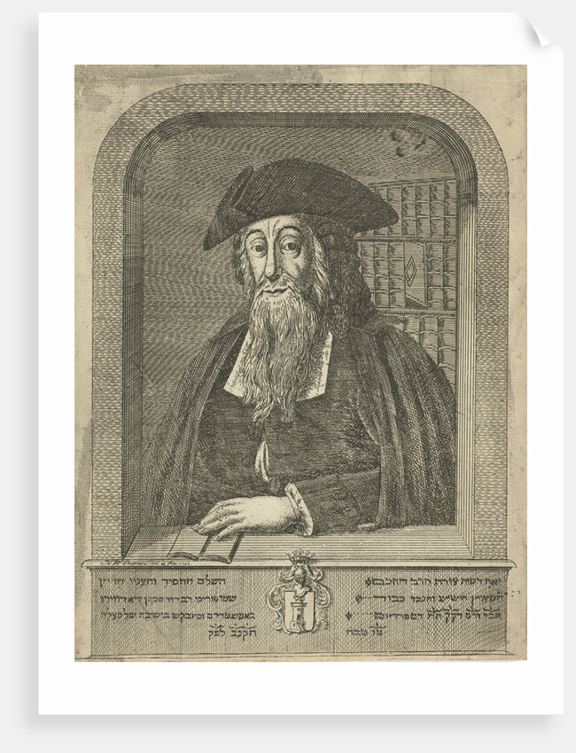 Portrait of David Cohen d'Azevedo by Hendrik Willem Caspari