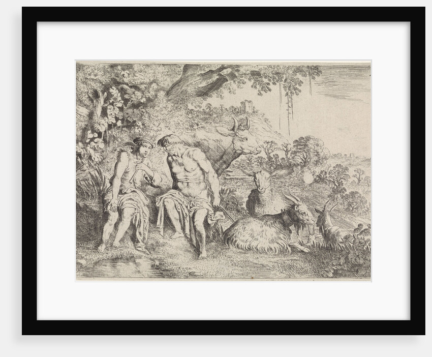 Mercury lulls Argus to sleep by Moyses van Wtenbrouck