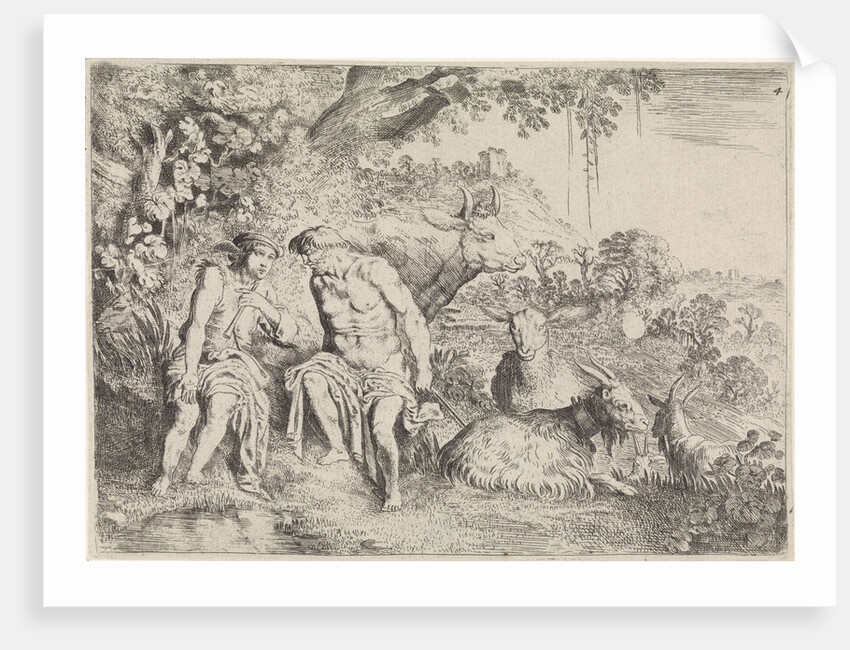 Mercury lulls Argus to sleep by Moyses van Wtenbrouck