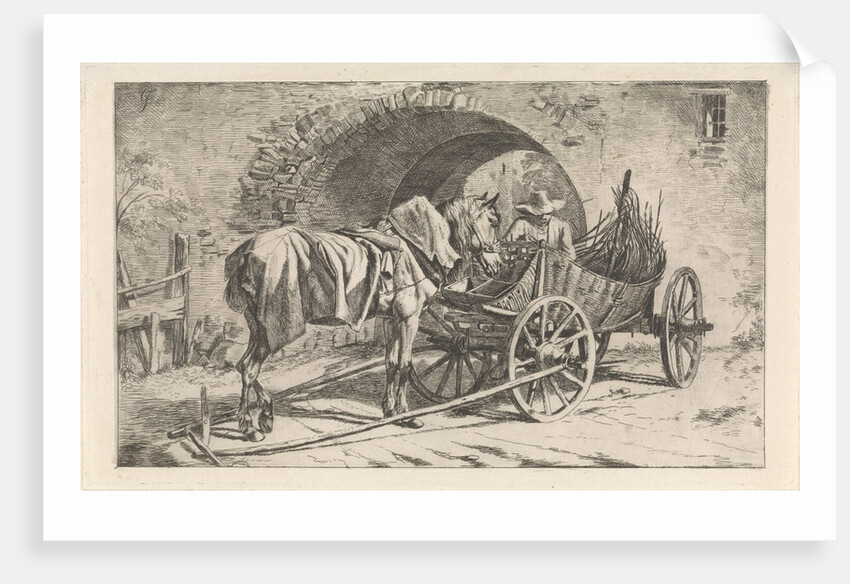 Sedan at a gate by George Jooss