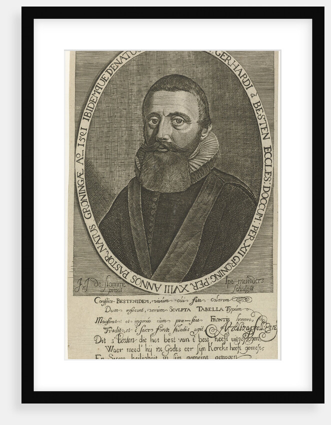 Portrait of John Gerhardia Besten by J. Mees