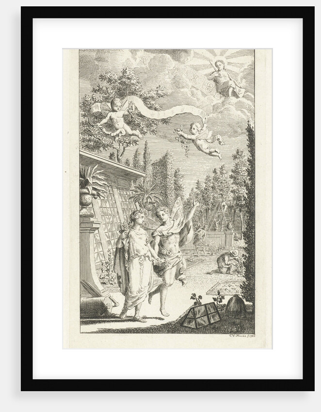 Zephyrus and Flora by Cornelis van Noorde