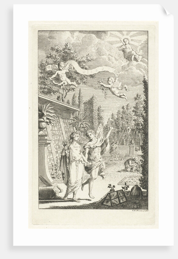 Zephyrus and Flora by Cornelis van Noorde