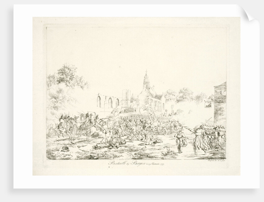 Battle of Bergen, September 19, 1799 by Pieter Gerardus van Os