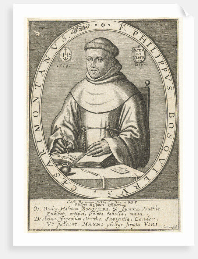 Portrait of Philippe Bosquier at the age of 57 by Martin Baes