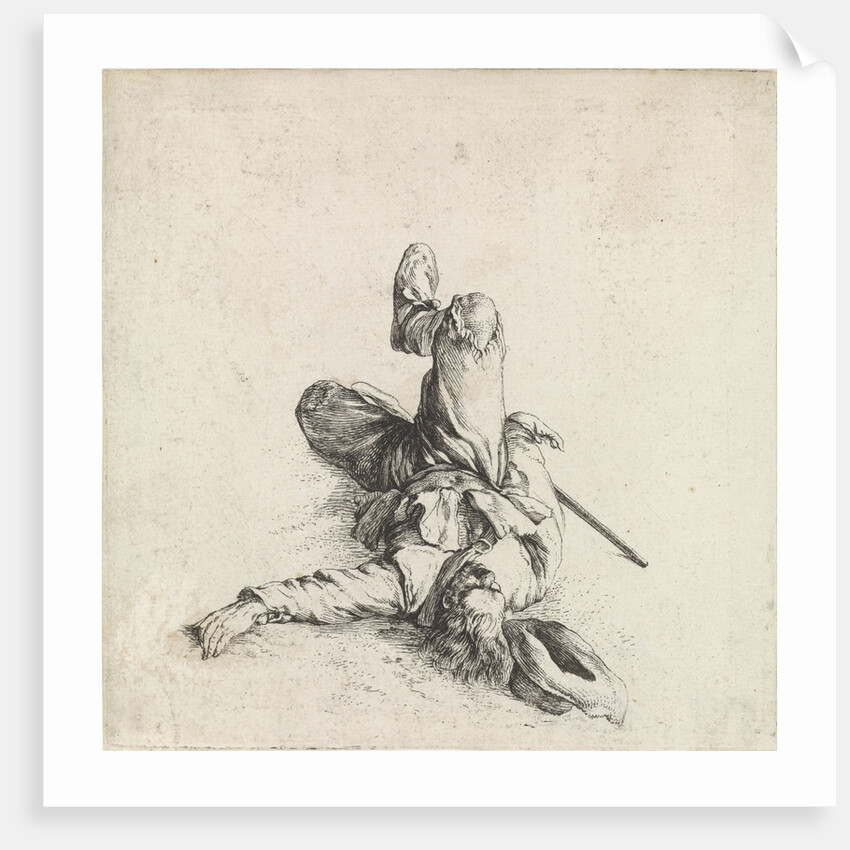 Wounded soldier, Dirk Maas by Philips Wouwerman