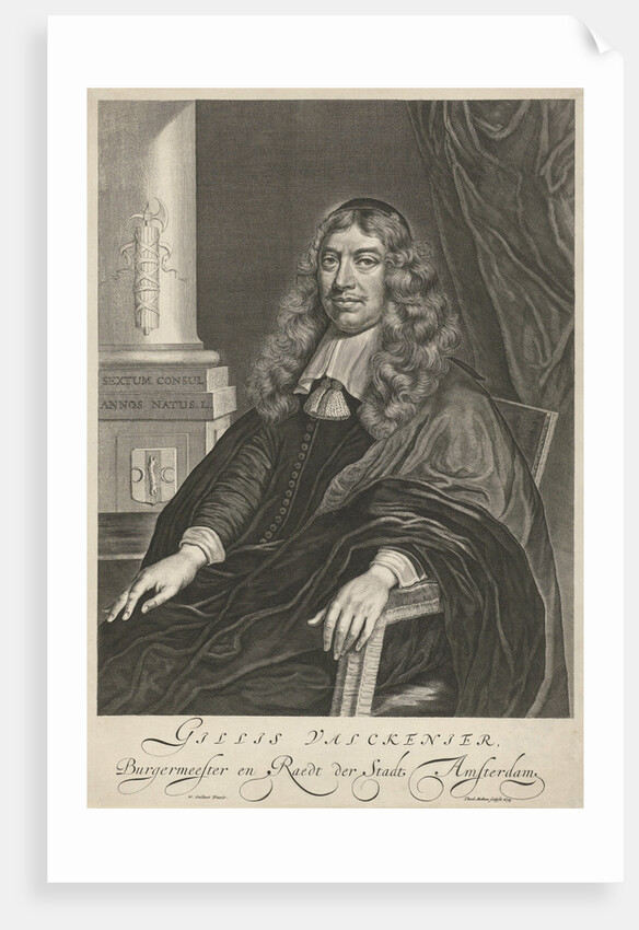 Portrait of Gillis Valckenier by Theodor Matham